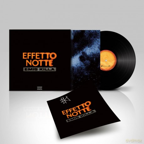 Emis Killa: Effetto Notte Vinile Black 180 Gr. + Leaflet Autografato [Winyl]