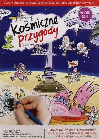 Kosmiczne Przygody Kalkomania Dla Dzieci [ZABAWKA]