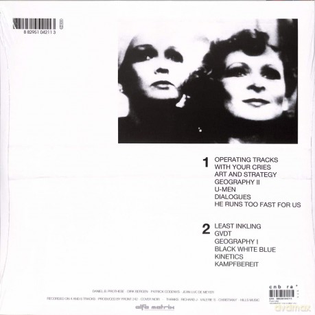 Front 242: Geography (Vinyl Crystal Clear) [Winyl]