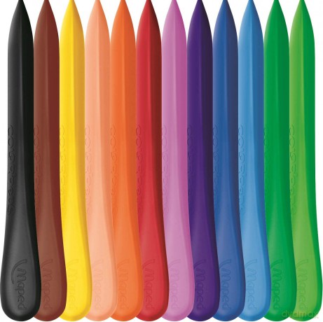 Kredki Maped Colorpeps 12szt Plastikowe [KSIĄŻKA]