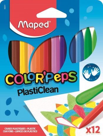 Kredki Maped Colorpeps 12szt Plastikowe [KSIĄŻKA]