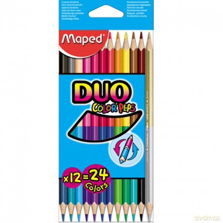 Kredki Maped Colorpeps Duo 12szt DwustronnE