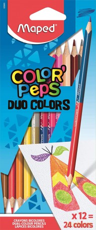 Kredki Maped Colorpeps Duo 12szt DwustronnE