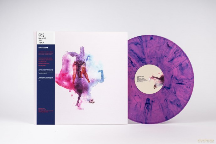 Clap Your Hands Say Yeah: Hysterical (Dark Rose Fluo Trans Blue Marble) [Winyl]