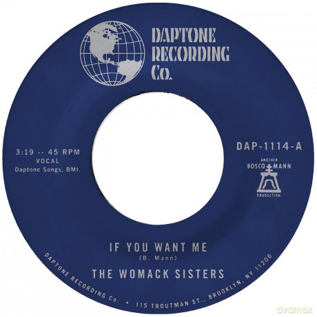 Womack Sisters The: If You Want Me B/W I Just Don't Want You (To Say Goodbye) [Winyl]