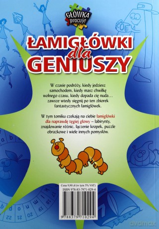 Łamigłówki Dla Geniuszy - Opracowanie Zbiorowe [KSIĄŻKA]