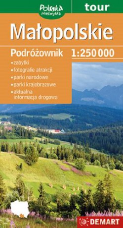 Małopolskie Podróżownik Mapa Turystyczna 1:125 000 - Opracowanie Zbiorowe [KSIĄŻKA]