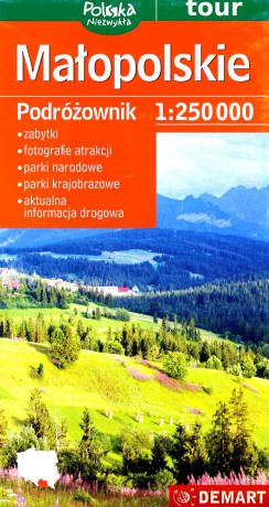 Małopolskie Podróżownik Mapa Turystyczna 1:125 000 - Opracowanie Zbiorowe [KSIĄŻKA]