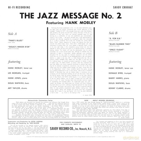 Hank Mobley: Jazz Message 2 (Original Jazz Classics S [Winyl]