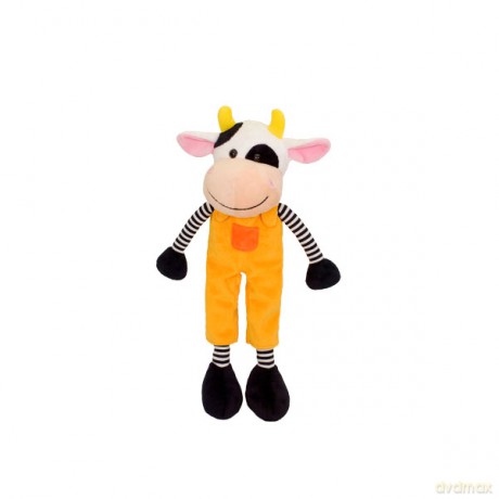 Maskotka Krówka Funny Pomarańczowa 20 cm [ZABAWKA]