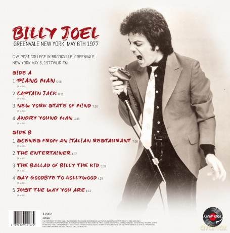 Billy Joel: Live - Greenvale New York May 6th 1977 [Winyl]