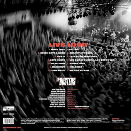 Busters,The: Live & Loud (Blue) [Winyl]