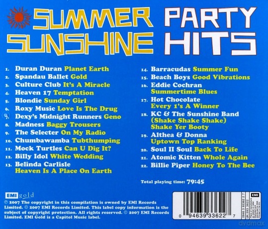 Summer Sunshine Party [CD]