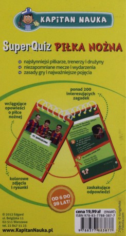 Piłka Nożna Superquiz Kapitan Nauka [ZABAWKA]