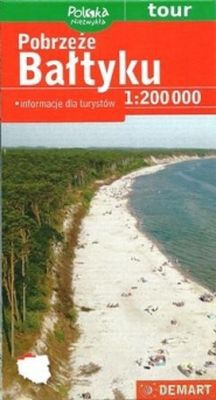 Pobrzeże Bałtyku Mapa Turystyczna 1:200 000 - Opracowanie Zbiorowe [KSIĄŻKA]