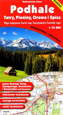 Podhale Pieniny Orawa I Spisz Mapa 1:75 000 Foliowana - Opracowanie Zbiorowe [KSIĄŻKA]