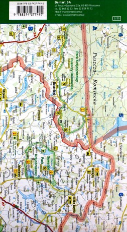 Podlaskie Podróżownik Mapa Turystyczna 1:125 000 - Opracowanie Zbiorowe [KSIĄŻKA]