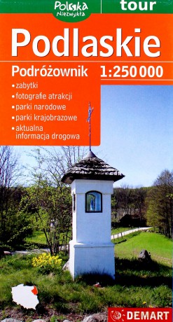 Podlaskie Podróżownik Mapa Turystyczna 1:125 000 - Opracowanie Zbiorowe [KSIĄŻKA]