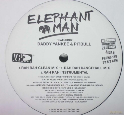 Elephant Man: Rah Rah [Winyl]