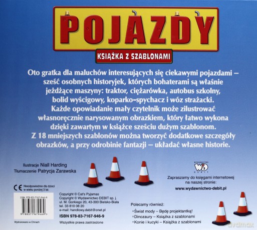 Pojazdy Książka Z Szablonami Tw - Opracowanie Zbiorowe [KSIĄŻKA]