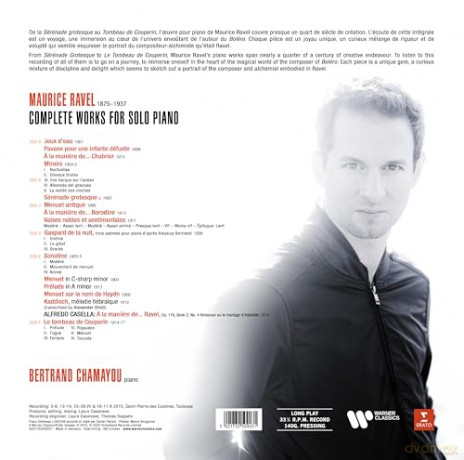 Bertrand Chamayou: Ravel: Complete Works For Solo Piano [3xWinyl]