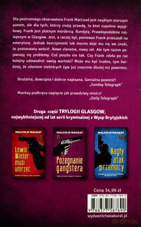 Pożegnanie Gangstera - Malcolm Mackay [KSIĄŻKA]