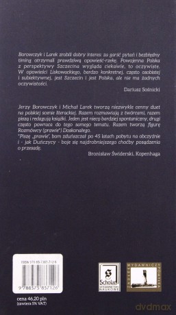 Przywracanie Wracanie Rozmowy Szczecińskie Z Arturem Danielem Liskowackim Tw - Jerzy Borowczyk,Michał Larek [KSIĄŻKA]