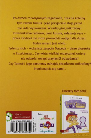 Radiowa Zagadka Biuro Śledcze Tomuś Orkiszek I Partnerzy Tw - Agnieszka Stelmaszyk [KSIĄŻKA]