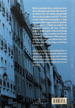 Rue De Seine Biografia Paryskiej Ulicy - Renata Gorczyńska [KSIĄŻKA]
