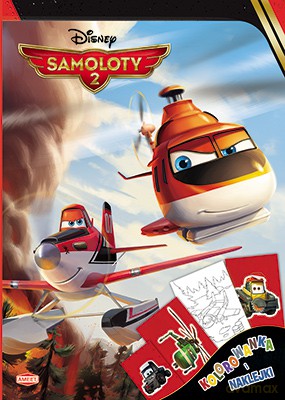 Samoloty 2 Kolorowanka I Naklejki - Opracowanie Zbiorowe [KSIĄŻKA]