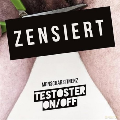 Menschabstinenz: Testoster On/Off (White-Red Marbled) [Winyl]