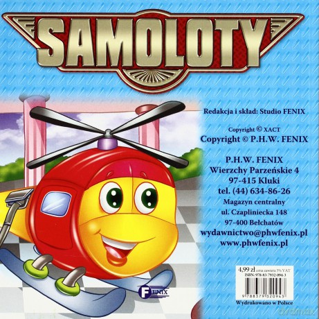 Samoloty Tw - Opracowanie Zbiorowe [KSIĄŻKA]