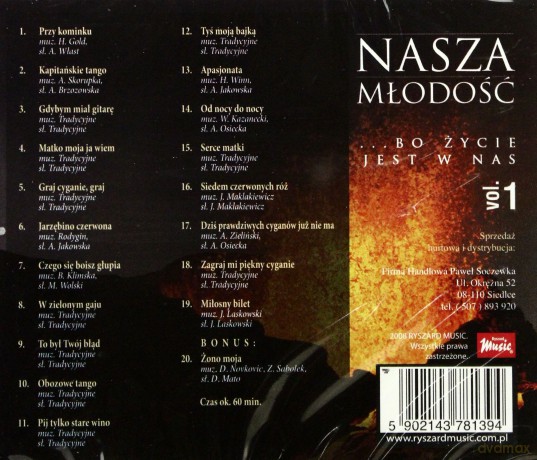 Nasza młodość vol. 1 [CD]