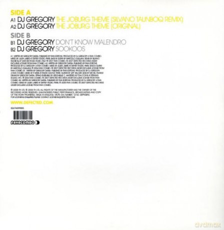 Dj Gregory: The Joburg Theme [Winyl]
