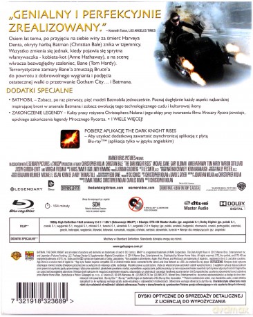 Mroczny Rycerz Powstaje (Premium Collection)  [2xBlu-Ray]