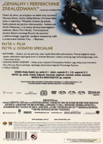 Mroczny Rycerz Powstaje (Premium Collection) [2DVD]