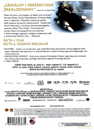 Mroczny Rycerz Powstaje (Premium Collection) [2DVD]
