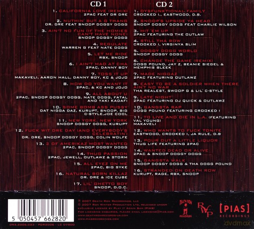The Fellowship Of The Great - Death Row Record (digipack) [2CD]