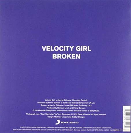 Primal Scream: Velocity Girl [Winyl]