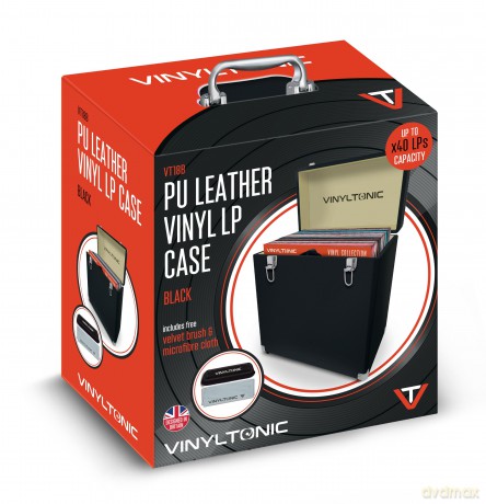 Vinyl Tonic Pu Leather Lp Case Black (With Vt04a) [Winyl]