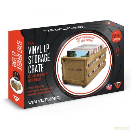 Vinyl Tonic: Lp Storage Crate (X65) (Contenitore Legno Vinili) [Winyl]