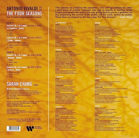 Sarah Chang: Vivaldi: Four Seasons [Winyl]