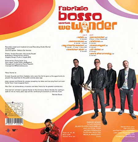 Fabrizio Bosso: We Wonder (Mazzariello, Ferrazza, Angelucci) [Winyl]