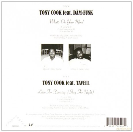 Tony Cook Feat. Dam-Funk: Whats On Your Mind [Winyl]