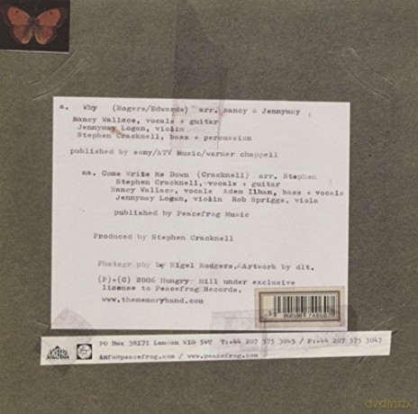 The Memory Band: Why/Come Write Me Down [Winyl]