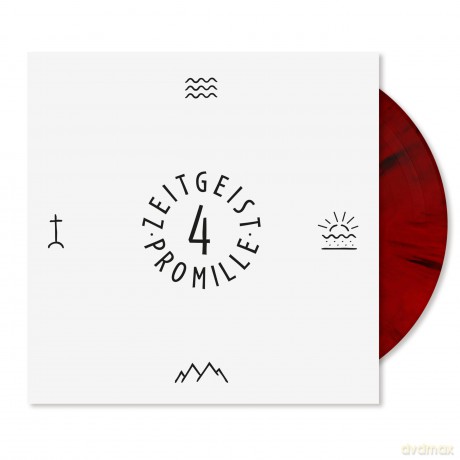 4 Promille: Zeitgeist (Red/Black Marbled) [Winyl]