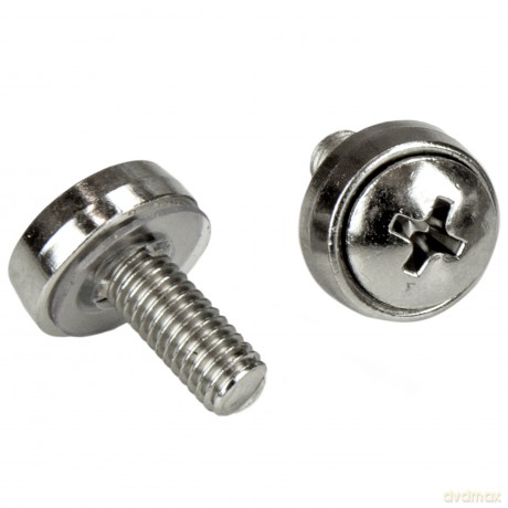 100 Pkg M5 Mounting Screws And Cage Nuts For Server Rack Cabinet