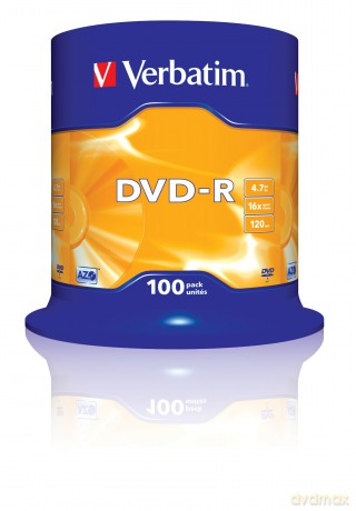 100 X Dvd-R - 4.7 Gb 16x - Matte Silver - Spindle - Storage Media