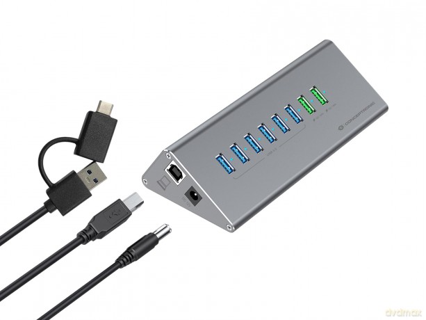 10-In-1 60w Usb 3.0 Hub Charger