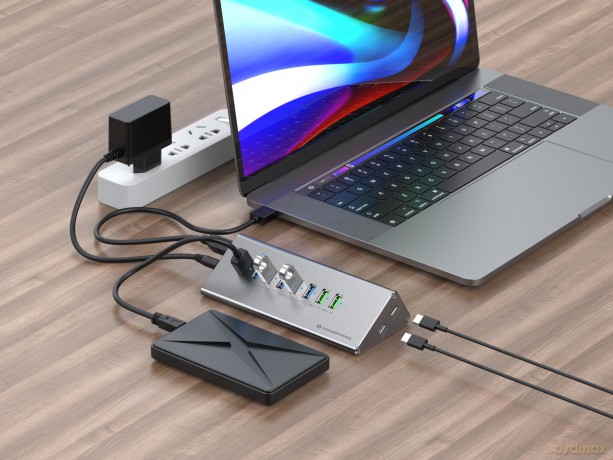 10-In-1 60w Usb 3.0 Hub Charger